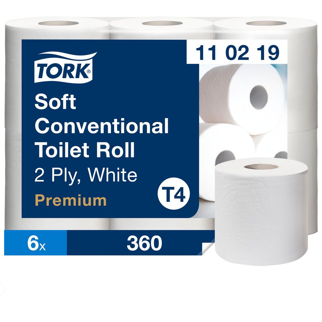 Toalettpapir TORK 2L myk T4 50,4m (42 ruller)