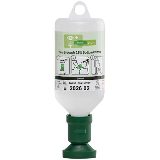 Øyedusj PLUM Natriumklorid 500ml