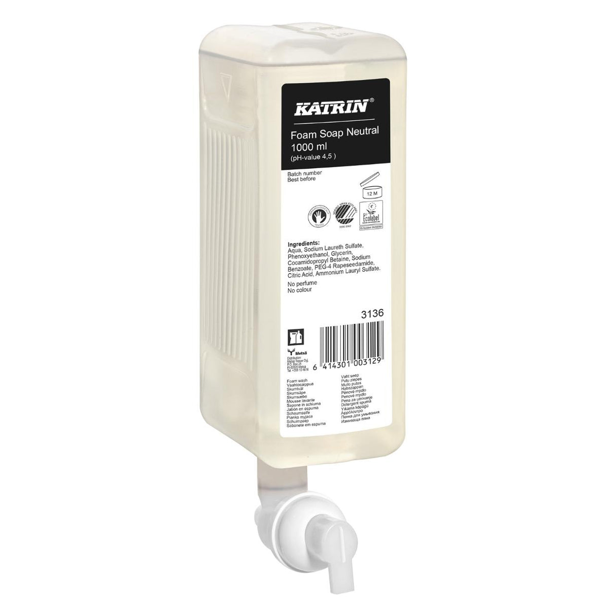 Skumsåpe KATRIN Neutral 1L x6