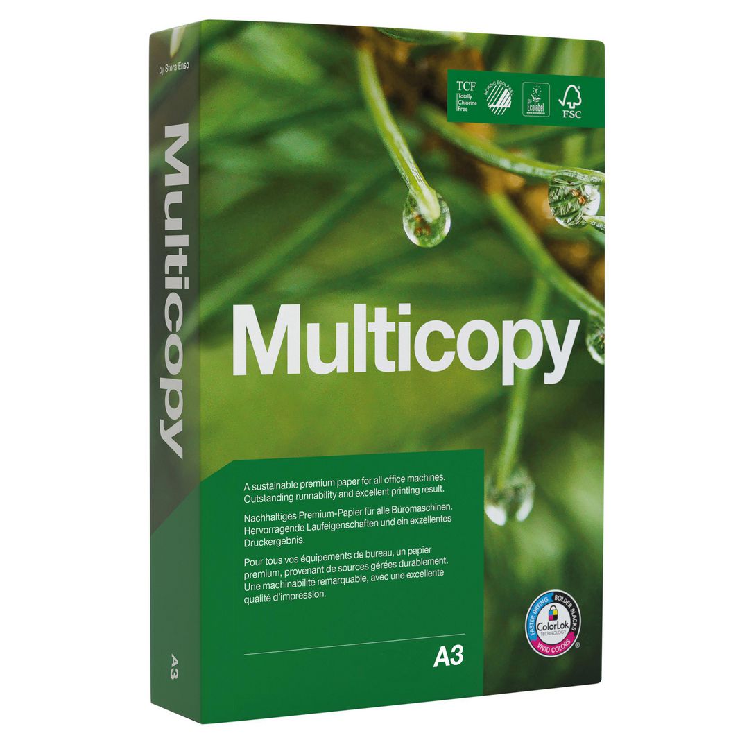 Kopipapir MULTICOPY A3 80g (500)