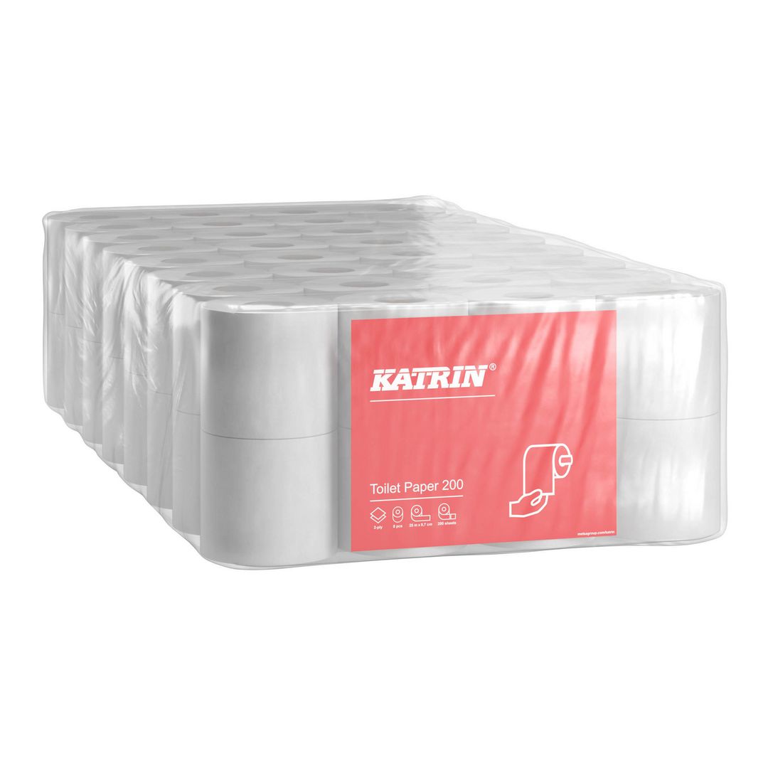 Toalettpapir KATRIN 2L 200 25m (64 ruller)