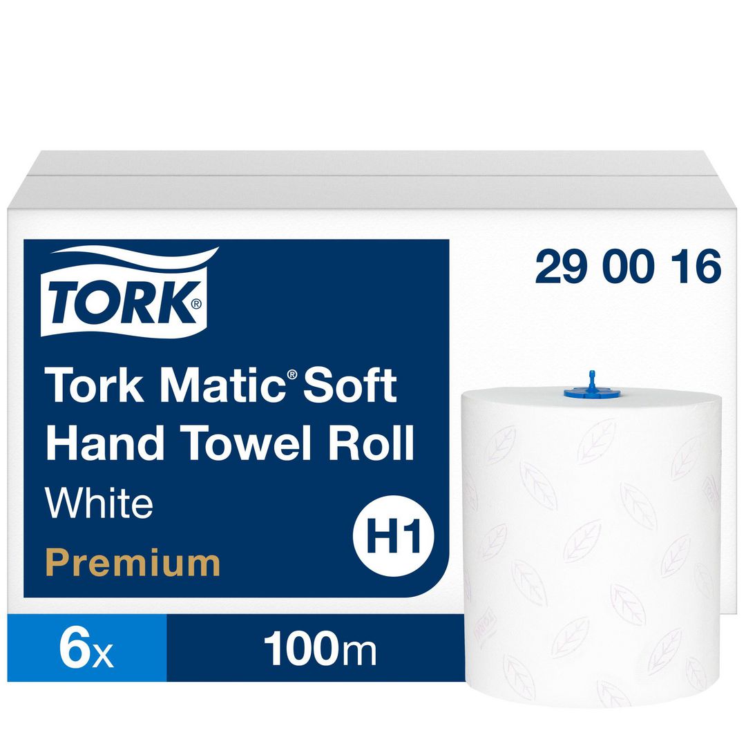 Tørkerull TORK Matic Premium 2L H1 100m (6 stk)