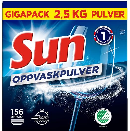 Maskinoppvask SUN pulver 2,5kg