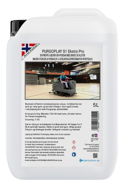 Gulvrengjøring PURGOPLAY S1 Ekstra Pro5L