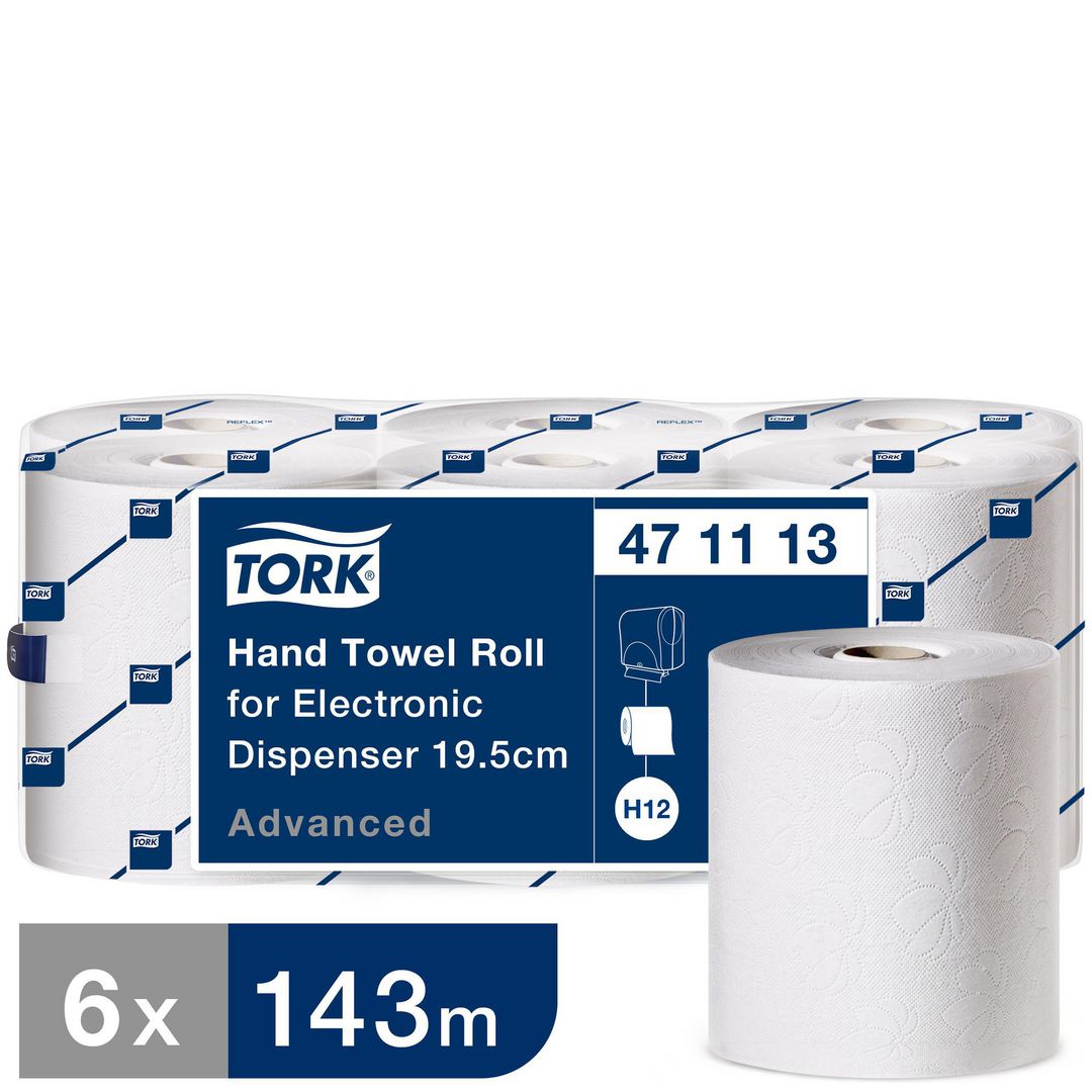 Tørkerull TORK for el. disp. H12 (6 stk)