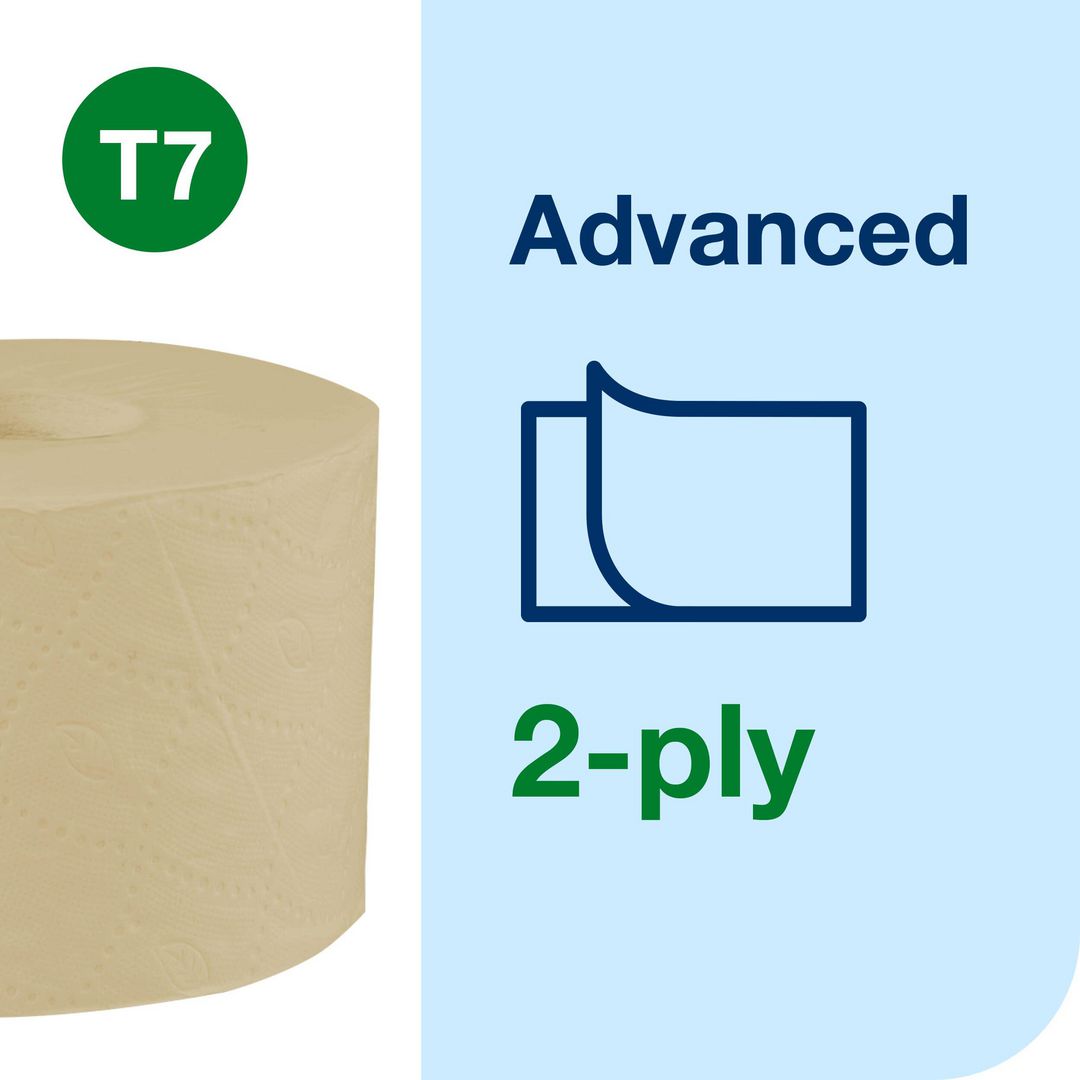 Toalettpapir TORK Adv. natur 2L T7 (24 ruller)