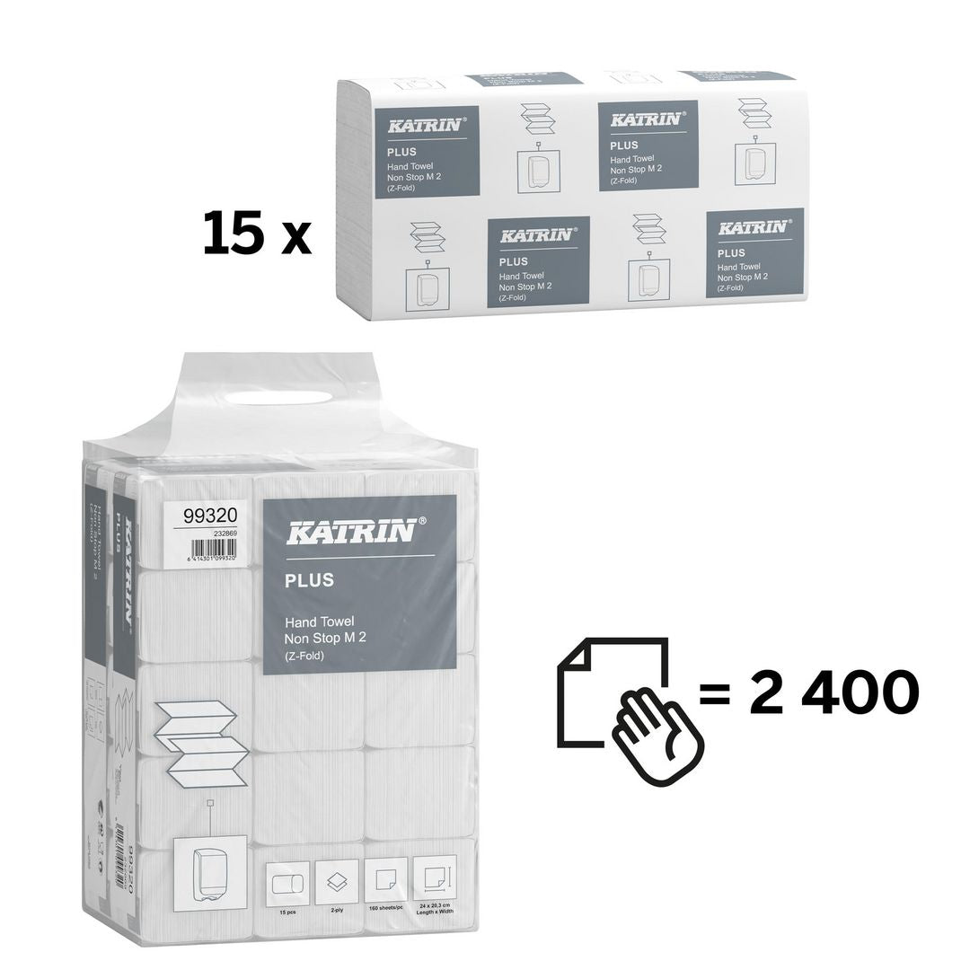 Tørkeark KATRIN Plus 24x20 2L (2400)