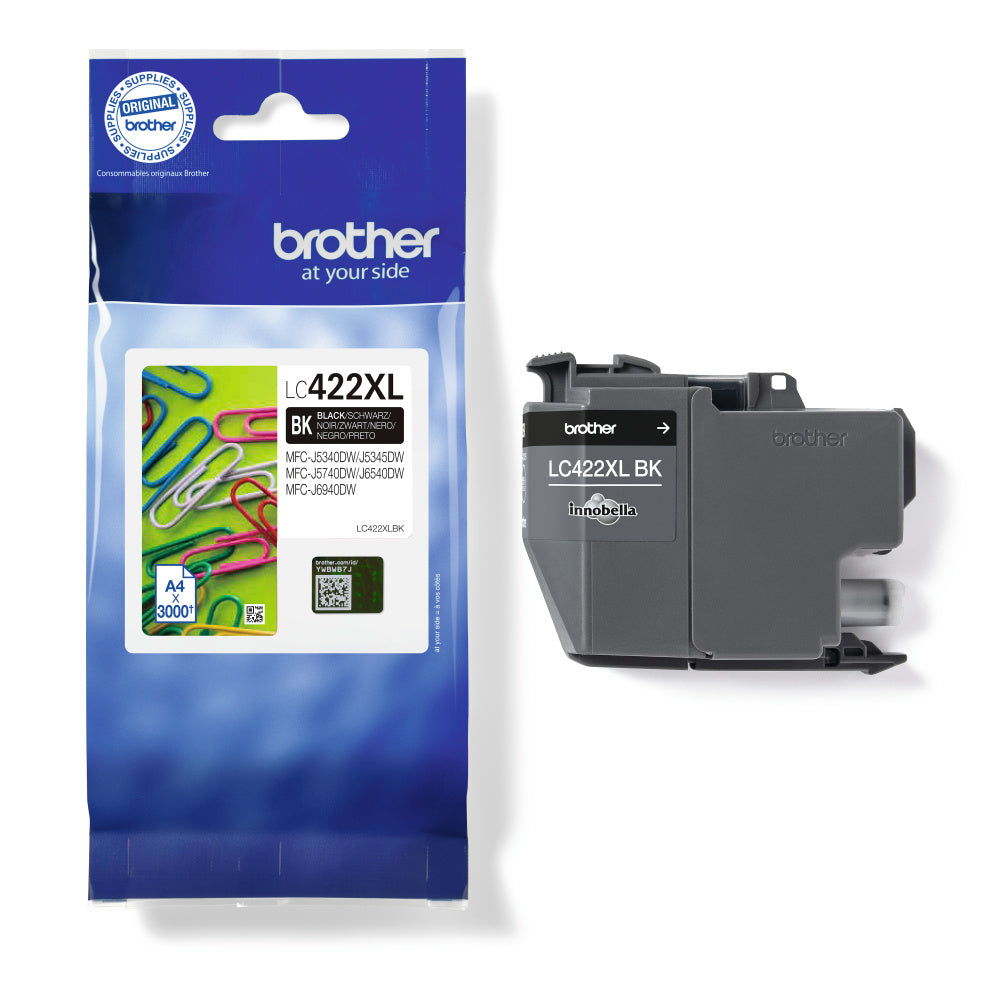 Brother LC422XLBK sort blekkpatron