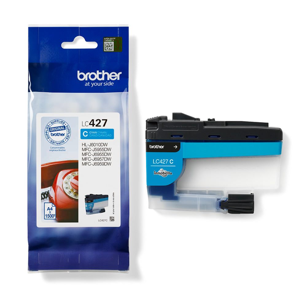 Brother LC427C cyan blekkpatron