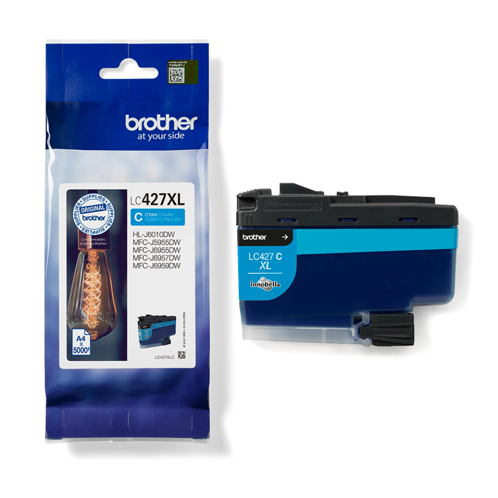 Brother LC427XLC cyan blekkpatron