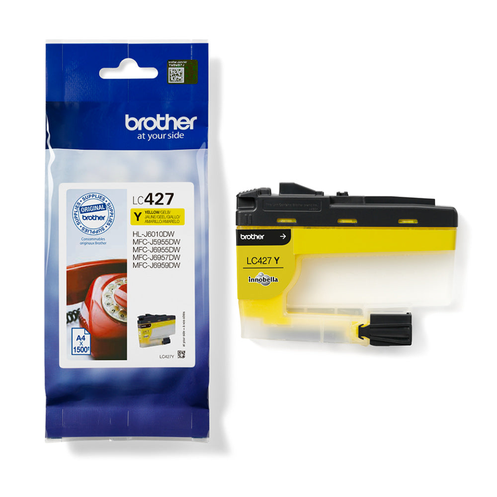 Brother LC427Y yellow blekkpatron