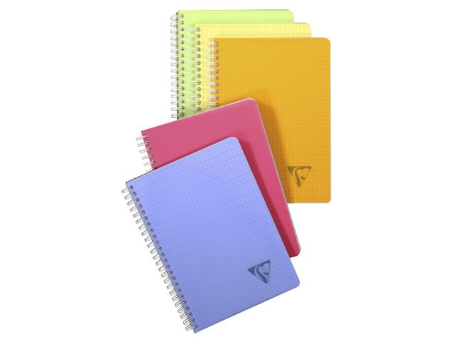 Notatbok CLAIREFONTAINE Linicolor A5 rut