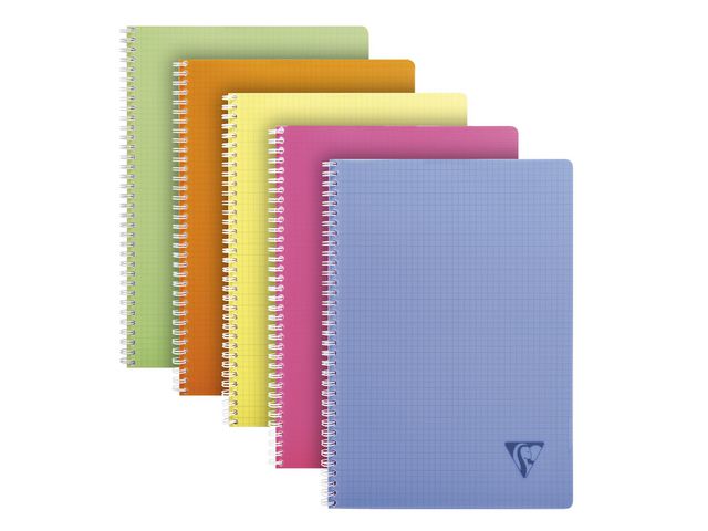 Notatbok CLAIREFONTAINE Linicolor A4 rut