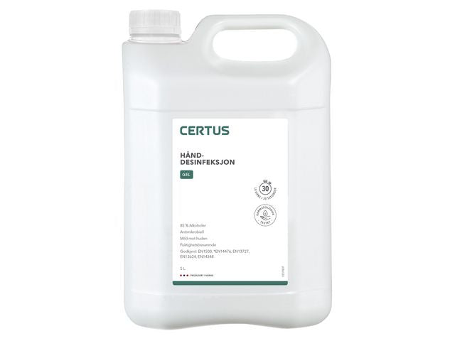 Hånddesinfeksjon CERTUS 85% gel 5L