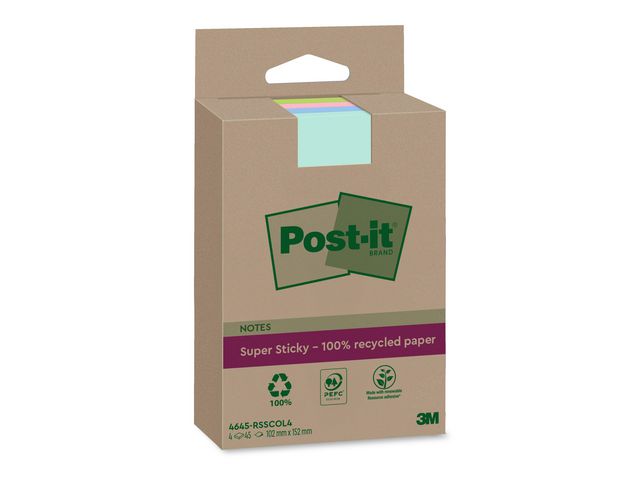 Notatblokk POST-IT SSN102x152Resi lin(4)