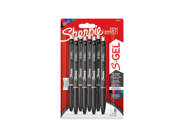 Geleroller SHARPIE S-gel 0,7 ass (8)
