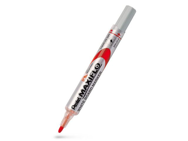 Whiteboardpenn PENTEL Maxiflo F rund rød