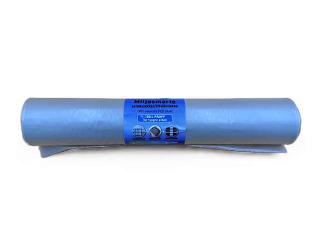 Avfallssekk 70x110cm 65my transp (10)