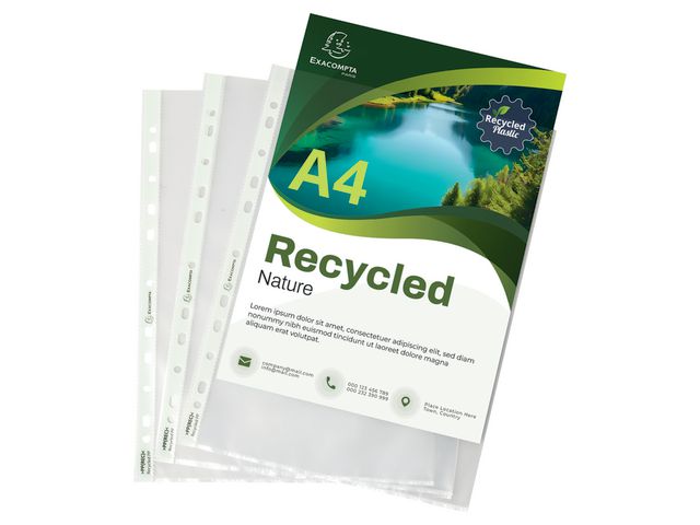 Plastlomme EXACOMPTA A4 Recy120my (25)