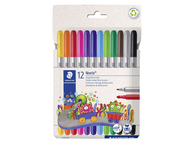 Tusj STAEDTLER Duo ass. frg (12)