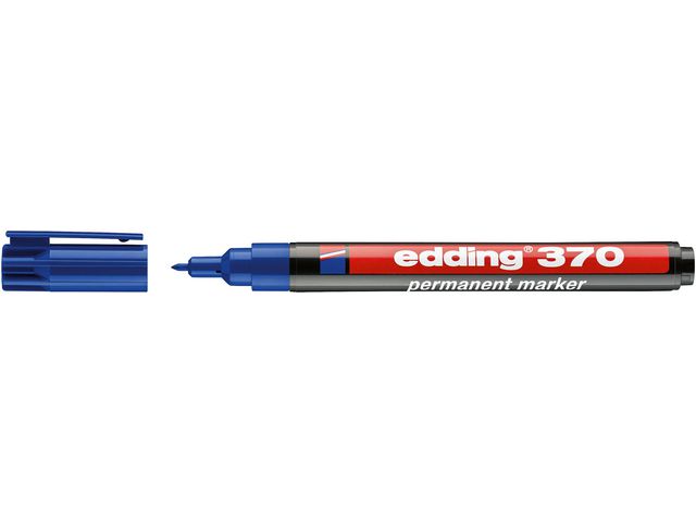 Merkepenn EDDING 370 rund blå