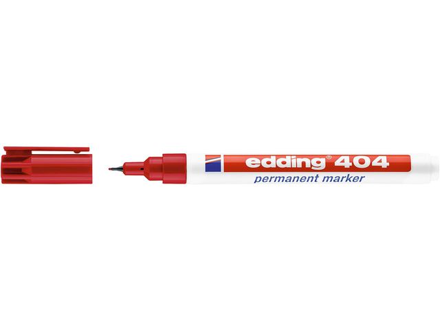 Merkepenn EDDING 404 rund rød