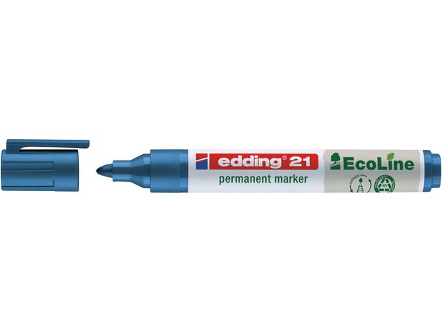 Merkepenn EDDING 21 EcoLine rund blå