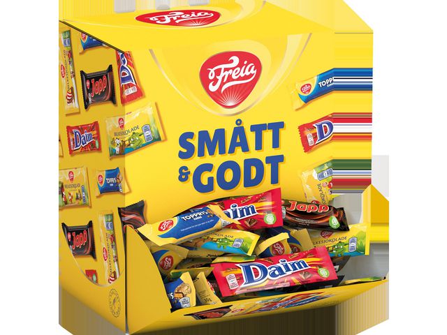 Sjokolade FREIA assortert eske 6,4kg