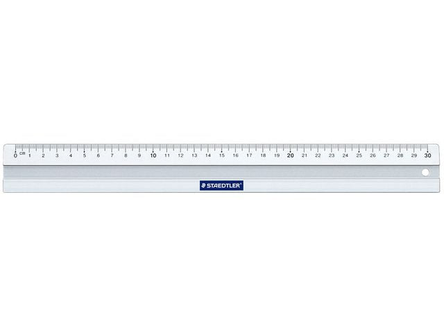 Linjal STAEDTLER Mars aluminium 30cm