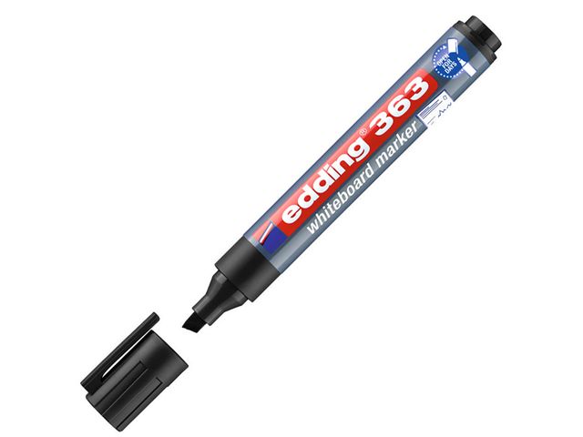 Whiteboardpenn EDDING 363 skrå sort