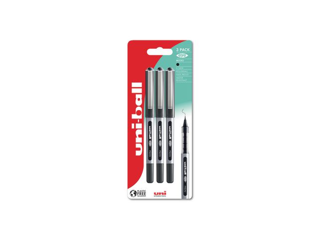 Rollerpenn UNI Ball 150 Eye 05 sort (3)