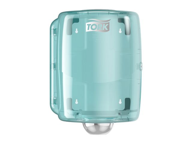 Dispenser TORK senterrull W2 hvit/turkis