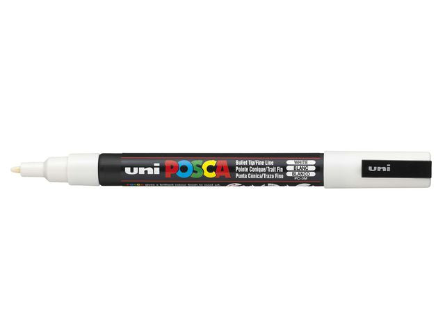 Paintmarker UNI Posca PC-3M hvit