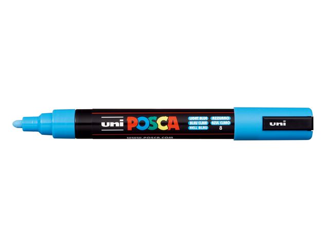 Paintmarker UNI Posca PC-5M lys blå