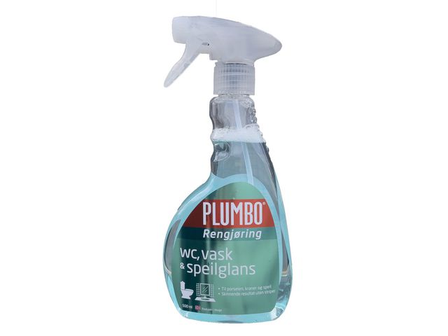 Rengjøring PLUMBO wc, vask & speilg 0,5L