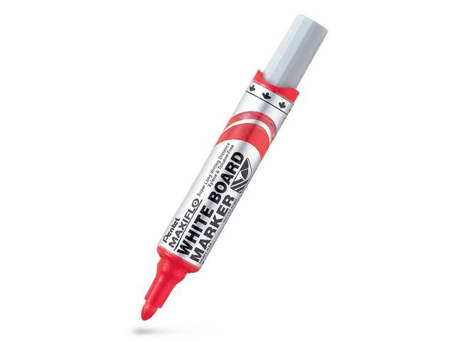 Whiteboardpenn PENTEL Maxiflo M rund rød