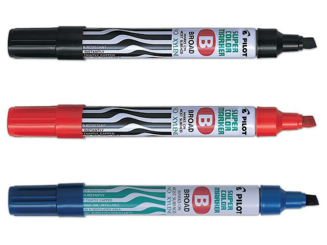 Merkepenn PILOT SCA-B blå