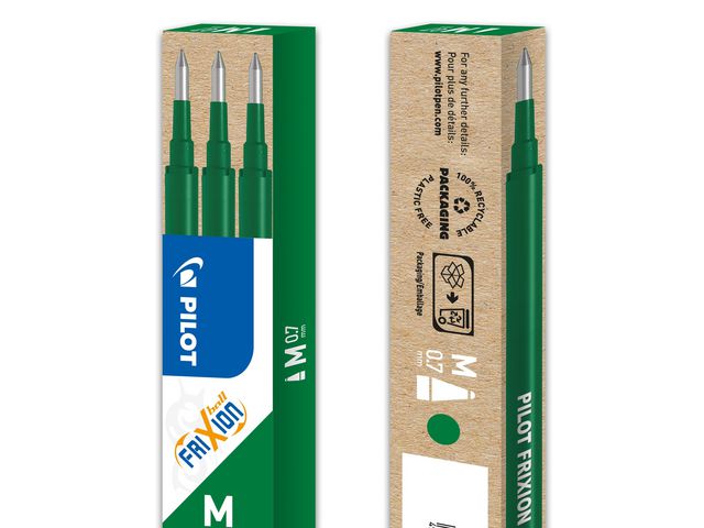 Refill PILOT Frixion 07 grønn (3)