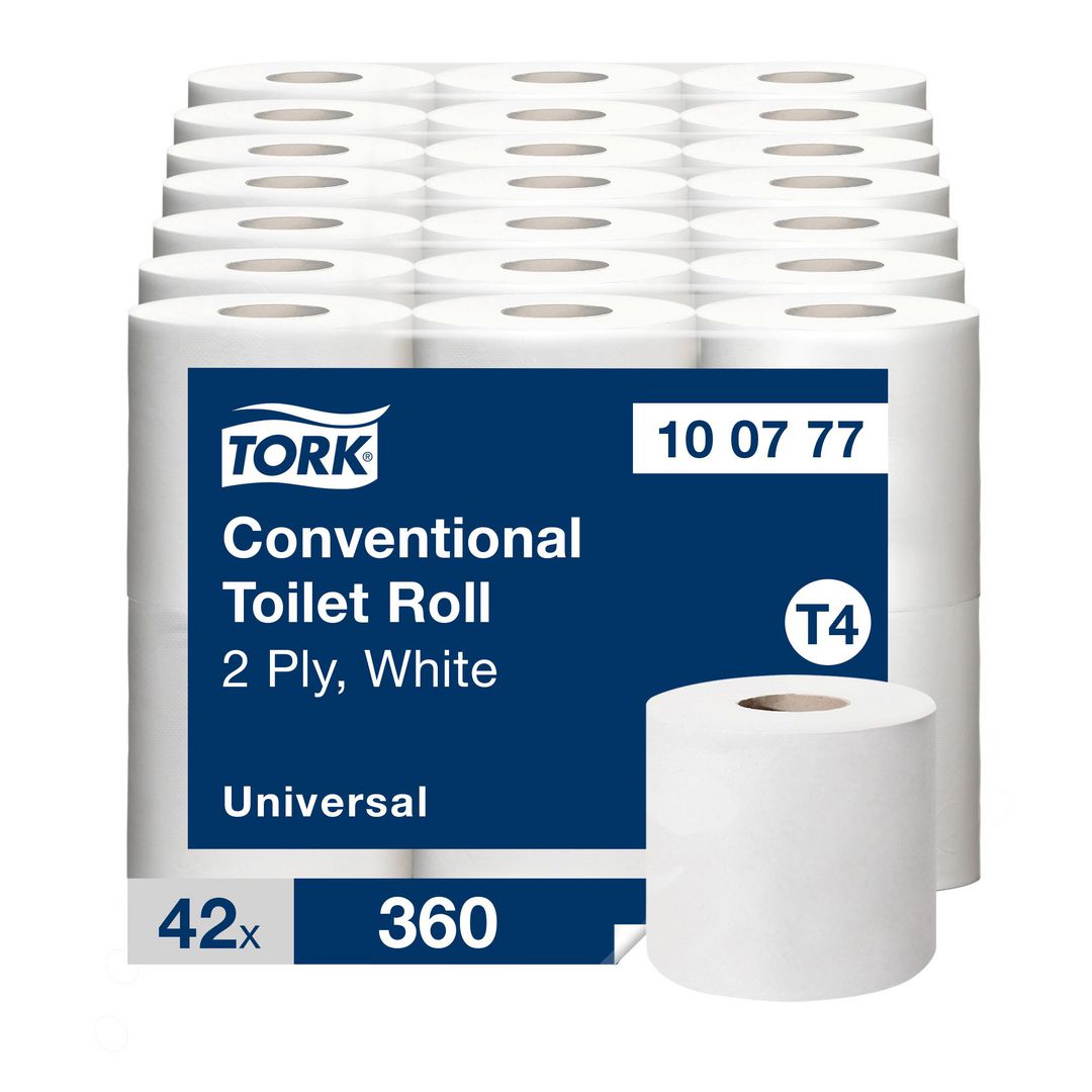 Toalettpapir TORK Univer 2L T4 45m (42 ruller)