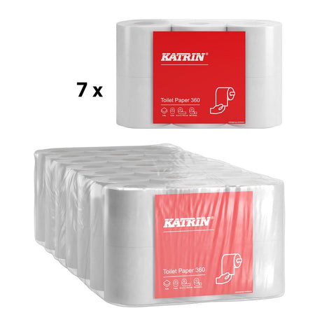 Toalettpapir KATRIN resirk. 2L 360 (42 ruller)