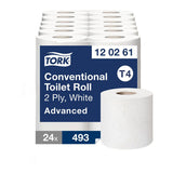 Toalettpapir TORK Advance 2L T4 62m (24 ruller)