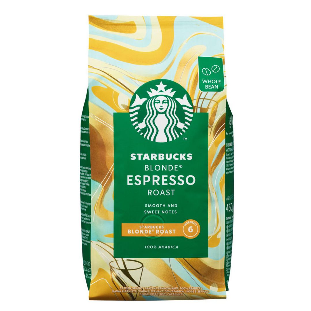 Kaffe STARBUCKS Blonde Espresso HB (4 poser á 450g)