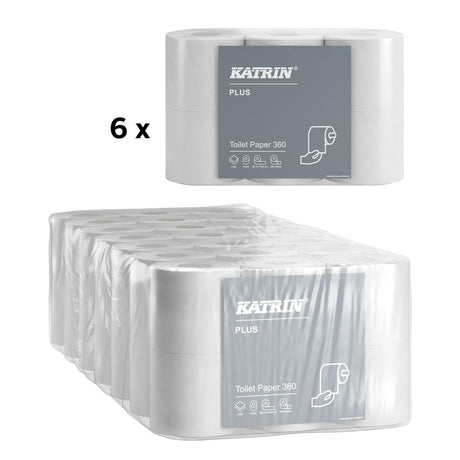 Toalettpapir KATRIN Plus 360 2L 50m( (42 ruller)