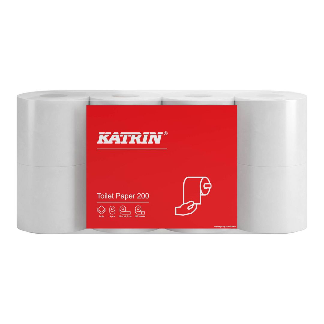 Toalettpapir KATRIN 2L 200 25m (64 ruller)