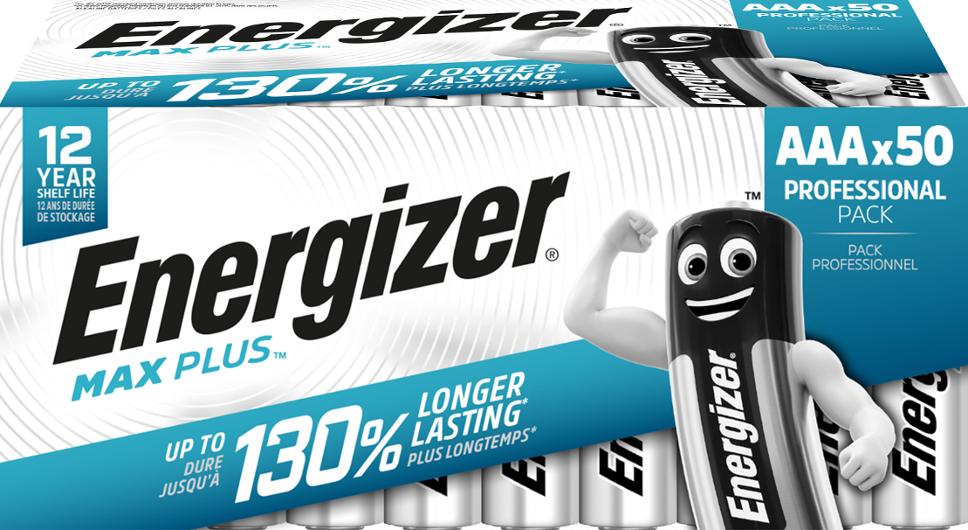 Batteri ENERGIZER Max Plus AAA (50)