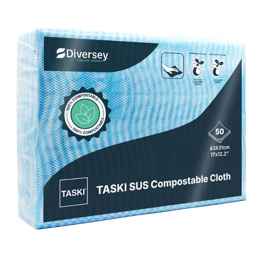 Klut TASKI SUS Compost 43x31cm blå (50)