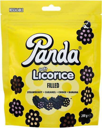 Godteri PANDA Lakris fylt 200g