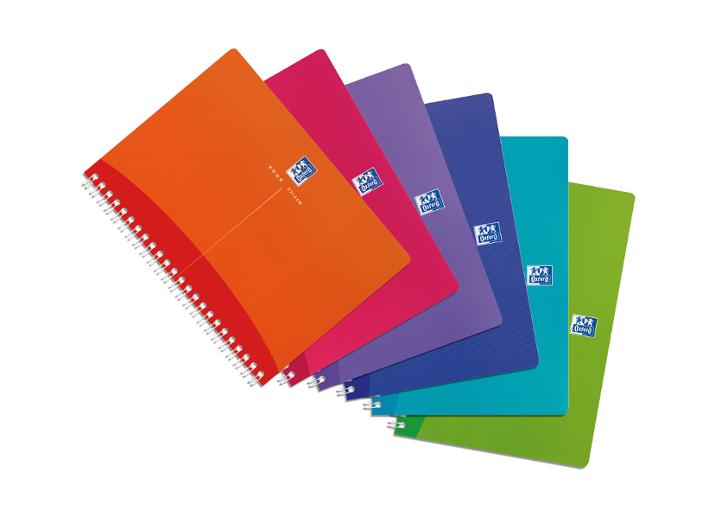 Notatbok OXFORD MyColours A5 rut ass frg