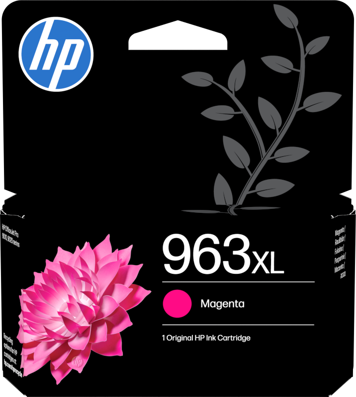 HP No963XL High Yield Magenta Ink Cartridge 3JA28AE#LS3