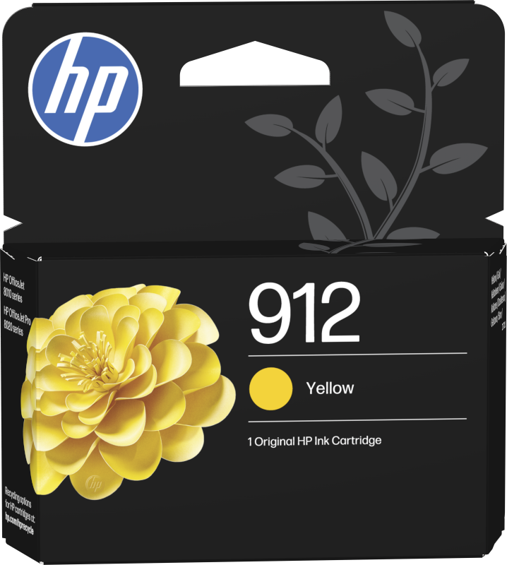HP 912 Yellow Ink Cartridge 3YL79AE#LS3